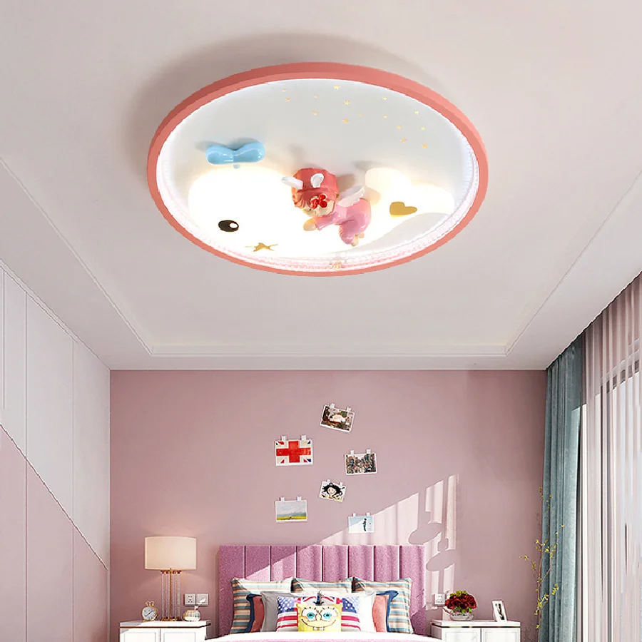 

Rotomформованные новые потолочные светильники для детской спальни для мальчиков и девочек, креативные Мультяшные потолочные светильники, со...