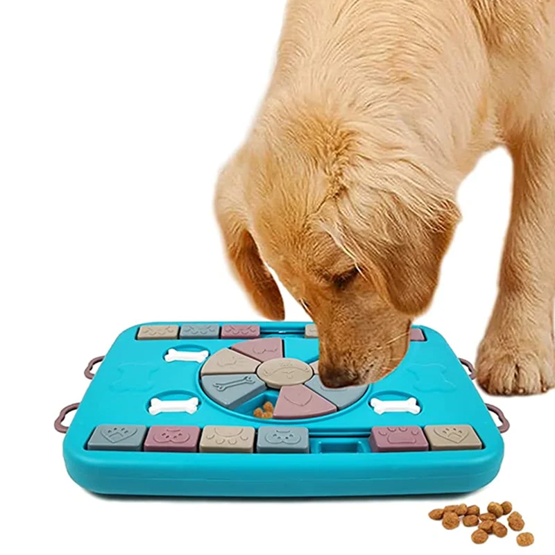Игрушки-пазлы для собак медленная кормушка интерактивный дозатор щенков IQ-еда