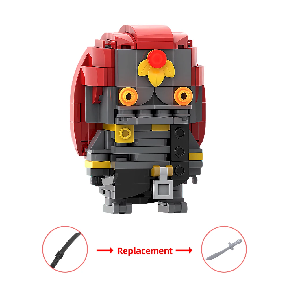 Gobrick MOC Mummifieds Ganondorfeds kingkingdom Brickheadzs модель строительные блоки классические игры