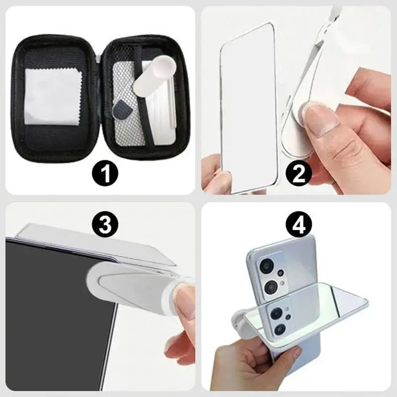 

Smartphone Camera Mirror Reflection Clip Cell Phone Photography Camera Reflection Mirror Selfie Reflector Mirror For All Phones