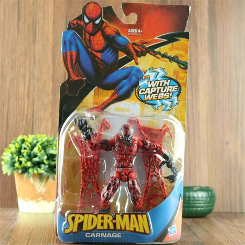 Оригинальная фигурка Hasbro Мстители Человек-паук яд карнидж ящерица ПВХ