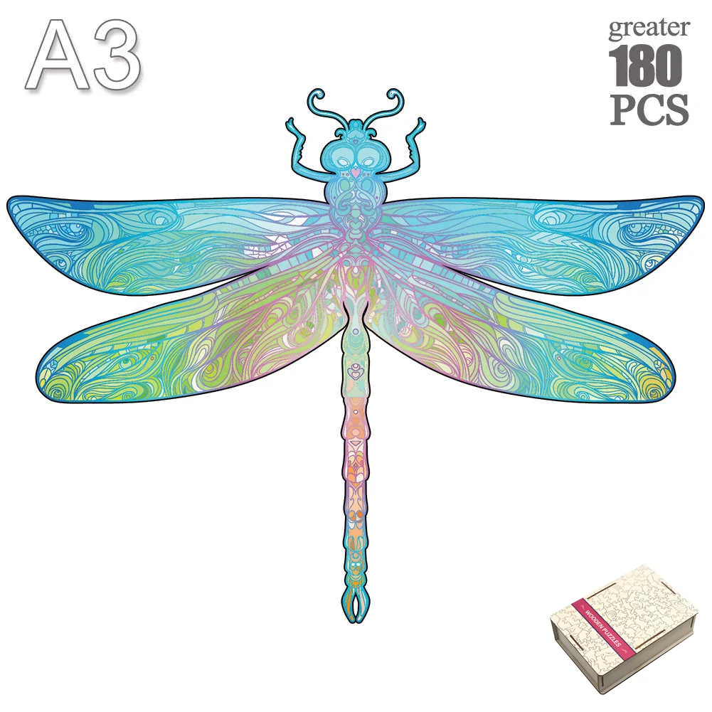 Пазлы деревянные в виде животных 300 шт. |