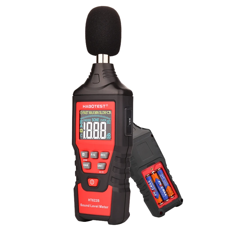 High Precision Digital Sound Level Meter HABOTEST HT622B Noise Tester Decibel Meter Sound Detector