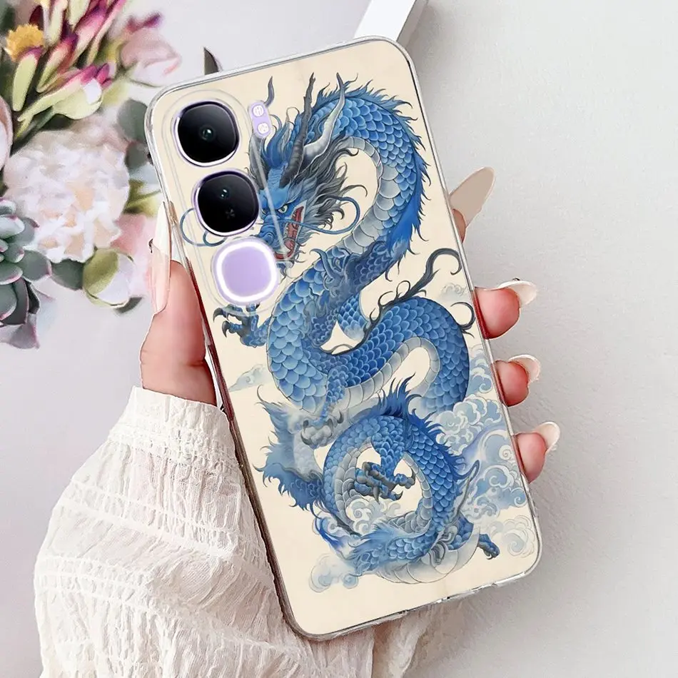 Чехол для телефона Vivo V40 Lite 4G 5G V40Lite (IDN) V40E Pro V 40 SE новый модный крутой дизайн мягкие