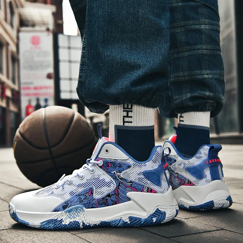 New Arrival Lightweight Basketball Shoes Men Breathable Confortable Sports Shoes Women Unisex Training Athletic Sneakers Men