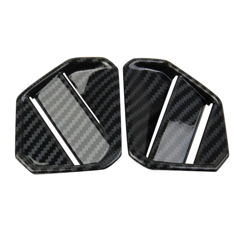 

For Toyota- 2022 Car Carbon Fiber ABS Dashboard Air Outlet Frame Decoration Cover Trim Stickers