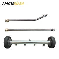 jungleflash high pressure cleaner car chassis washer under body cleaning water broom brush car wash with 14 connector 2 wands