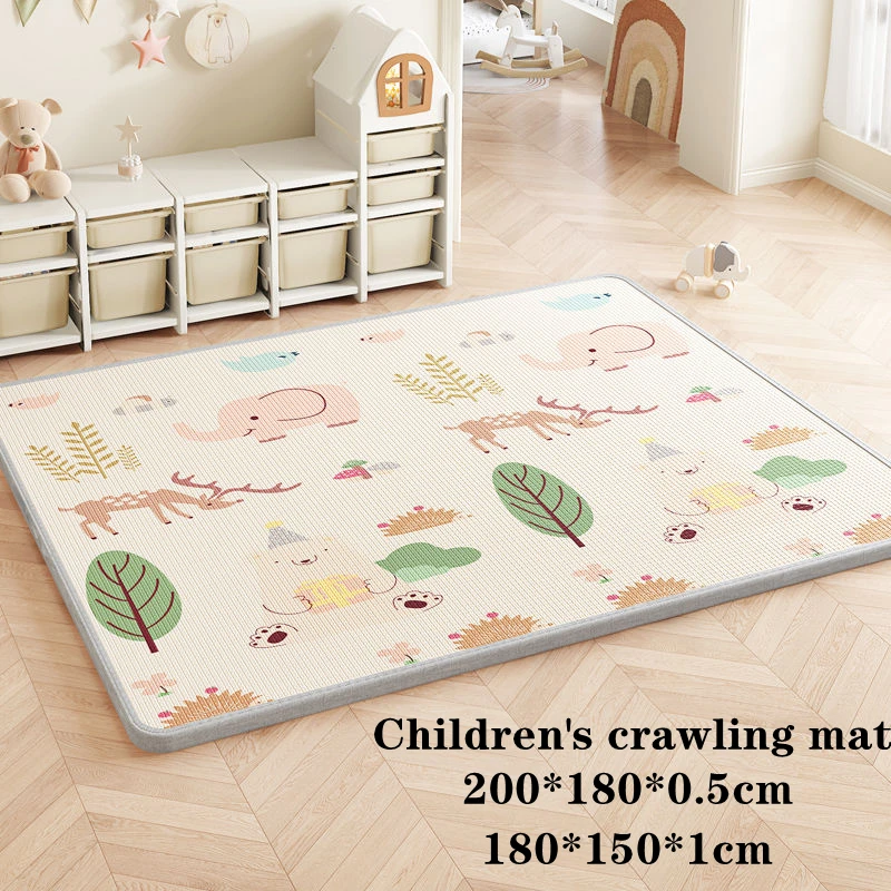 

2023 New Baby Crawling Play Mats Thicken 1cm/0.5cm Folding Mat Carpet Play Mat for Children's Safety Rug Toys Gifts Have Creases