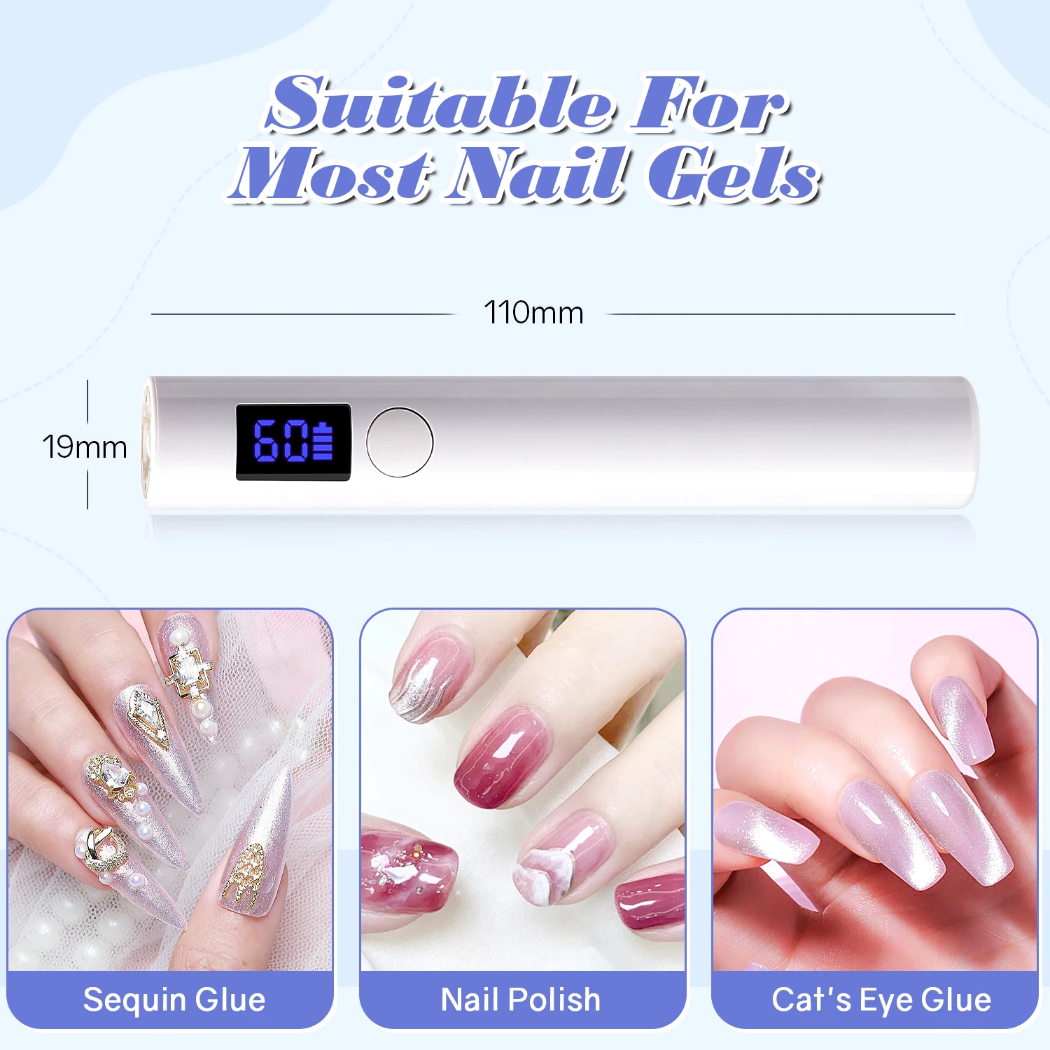 Портативная USB-лампа для сушки ногтей