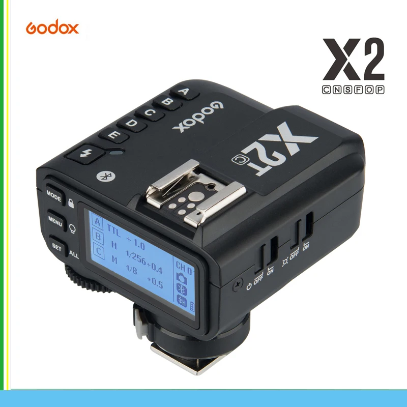 Godox X2 TTL Wireless Flash Trigger Transmitter for Canon Nikon Sony Fuji Olympus X2T-C X2T-N X2T-S X2T-F X2T-O Camera Flash  X2