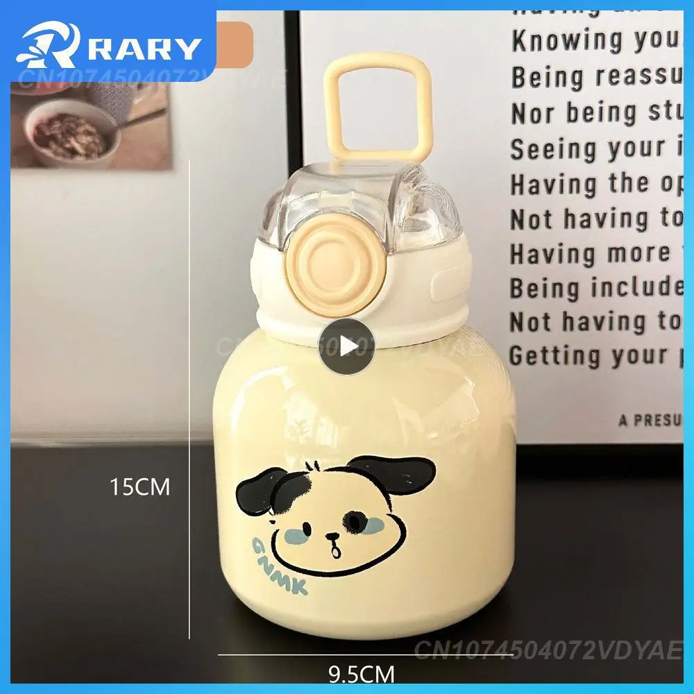 

2023 New Easy To Clean High Score Thermos Cup Stylish Design Keep Drinks Hot Durable Cartoon Childrens Portable Water Cup Straw