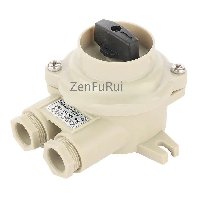 

Marine Nylon Switch HS302-1/2/3/4 Watertight Waterproof 16A Junction Box CCS