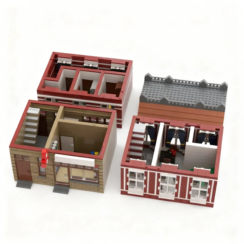 2397 деталей MOC Altstadthaus Lindenstraße Nr 22, модель-конструктор, архитектурная идея, DIY, развивающие кубики для детей, рождественский подарок, игрушка (art.: 3920dc98dd018) - 3920dc98dd018