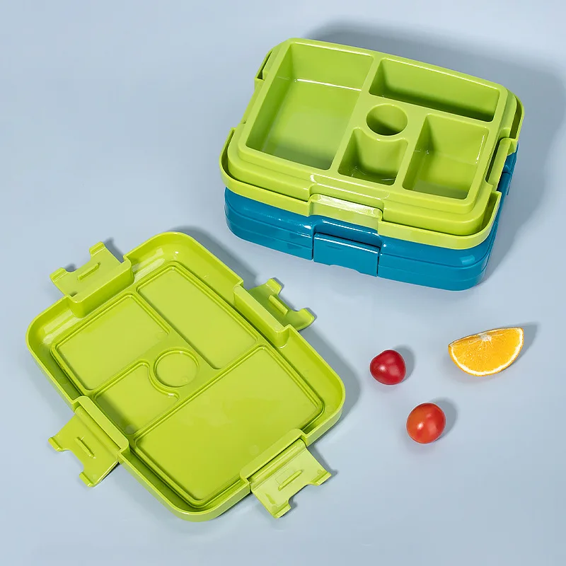 Портативный Ланч-бокс с детским отсеком пригодный для разогрева в микроволновой