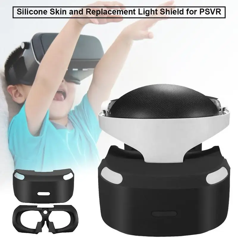 Защитный 3D чехол для PS4 VR маска внутреннего глаза PSVR наружная глаз силиконовый