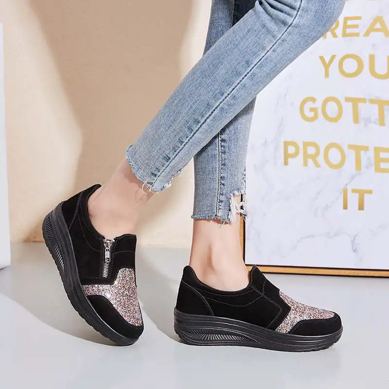 

Women Running Shoes Without Lace Sports Woman Casual Designer Luxury 2021 Women's Platform Sneakers Dad Woman Sport Teni Tennis