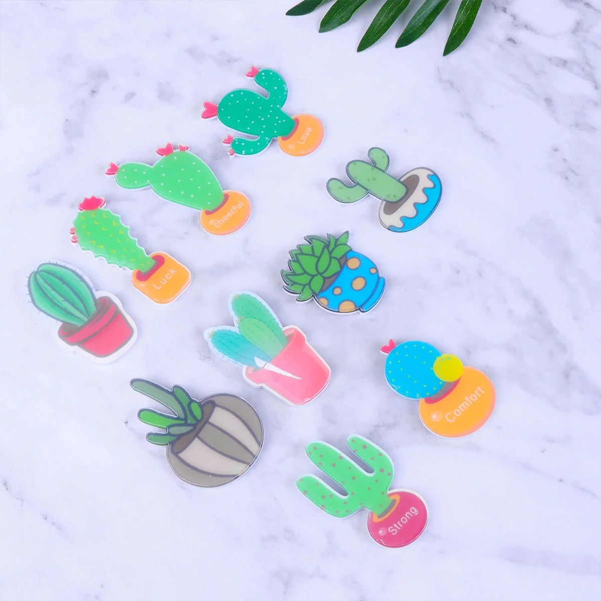 

10 Pcs Home Decoration Refrigerator Magnets Succulents Home Decoration Magnetic Sticker Magnetic Sticker Fridge Magnets