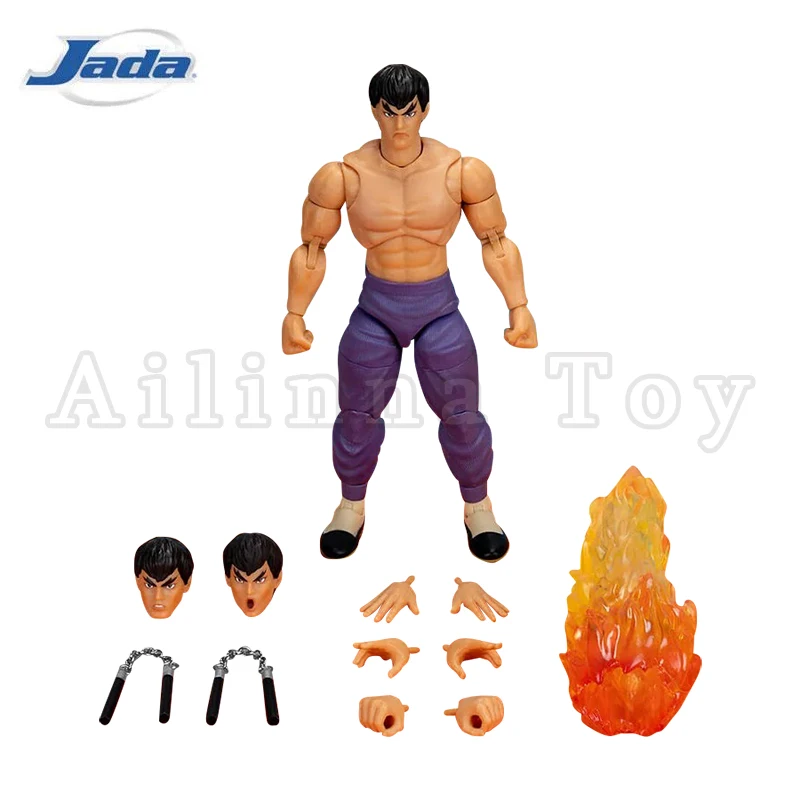Фото Jada Toys 1/12 6-дюймовая экшн-фигурка Ultra Street Fighter II: The Final Challengers Fei Long Эксклюзивная аниме-модель №5
