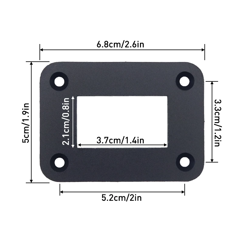 

1/2/3/4/5/6-позиционный кулисный переключатель, держатель корпуса панели для Carling Boat, автоматические переключатели, детали, аксессуары, кулисный переключатель 12 В/24 В