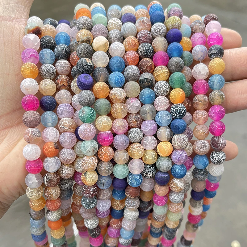 Круглые бусины-разделители для ювелирных изделий 4/6/8/10 мм