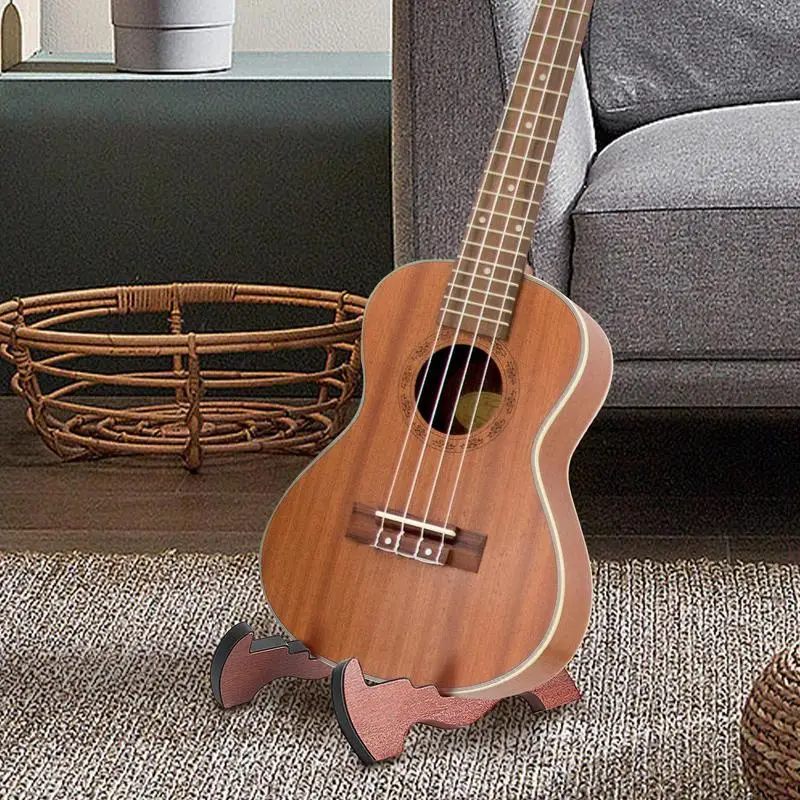 Подставка для укулеле складной деревянный кронштейн хранения дисплея