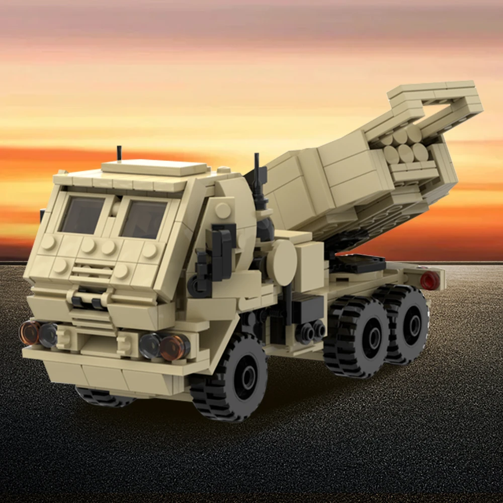 MOC M142 HIMARS M1140 FMTV грузовик строительные блоки армейская коллекция моделей наборы