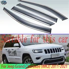 Автомобильные аксессуары для Jeep Grand Cherokee (WK2) 2011-2021, пластиковый Наружный козырек для вентиляционных отверстий, защита от солнца, дождя, 4 шт.