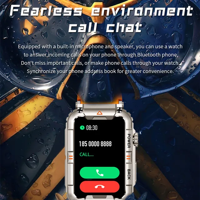 Smart Watch KR88 Men 1.57inch Bracelet Bluetooth Call Health Monitoring Outdoor Sport Fitness Tracker Women Smartwatch 4