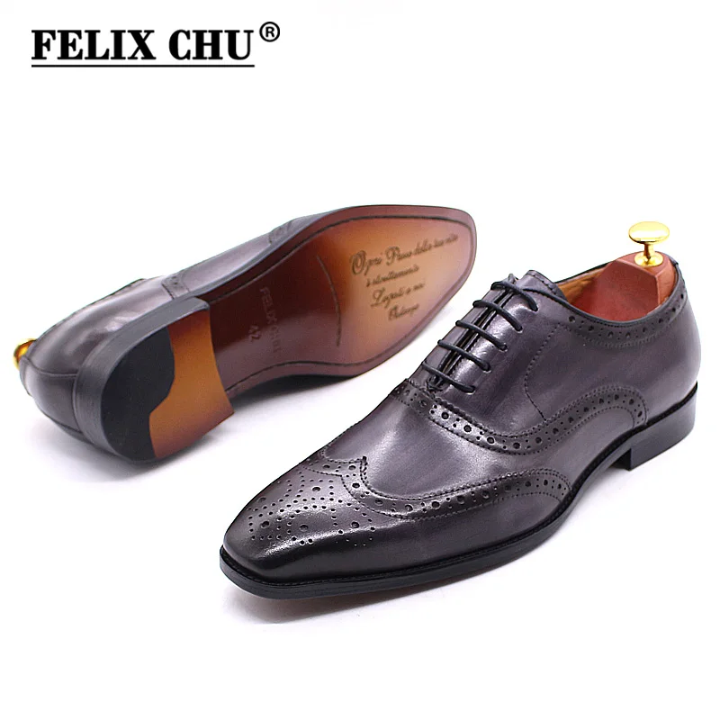Size 6-13 Handcrafted Mens Wingtip Oxford Shoes Genuine Calfskin Leather Brogue Dress Shoes Classic Business Formal Shoes Man 6 Size 6-13 Handcrafted Mens Wingtip Oxford Shoes Genuine Calfskin Leather Brogue Dress Shoes Classic Business Formal Shoes Man 6