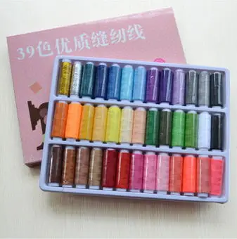 Высокое качество 39 шт. в одной коробке цветов полиэстер отличные катушки для