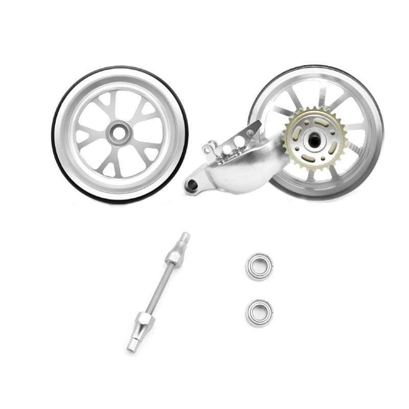 For 1/8 Kyosho NSR500 Aluminum Alloy Rear Swing Arm & Front And Rear Hub RC Remote Control Motorcycle Replacement Parts