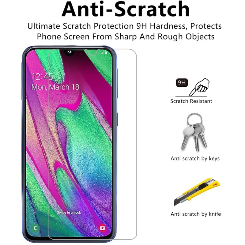 Защита экрана для samsung galaxy a40 защитное закаленное стекло на samsunga40 galaxya40 a 40 40a