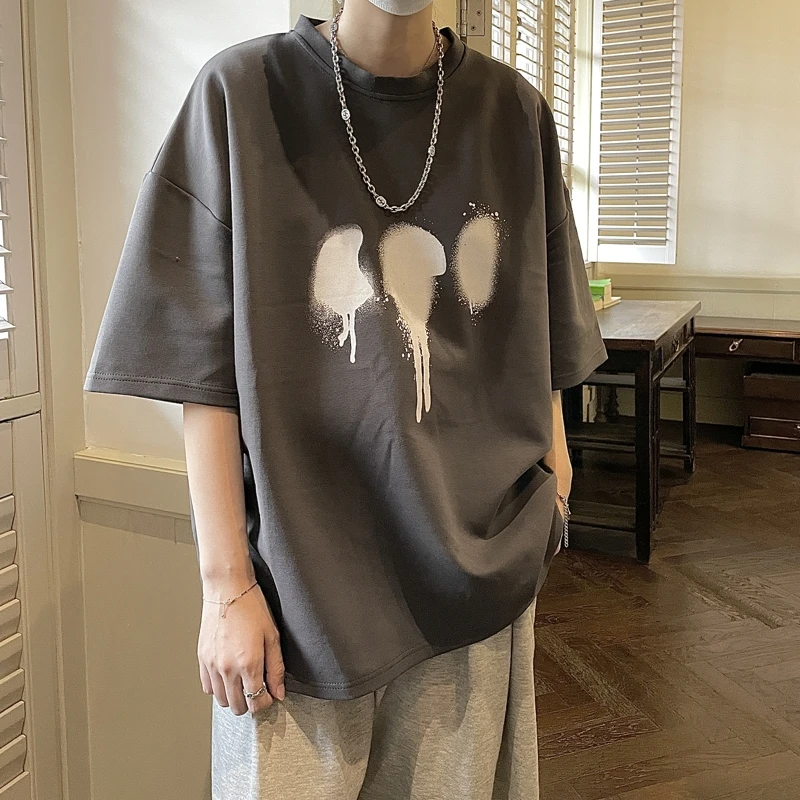 

Graphic Mens T-shirts Short Sleeve Fashion Male Tee Shirts Harajuku Casual Oversized t shirt Unisex Tops streetwear men clothing