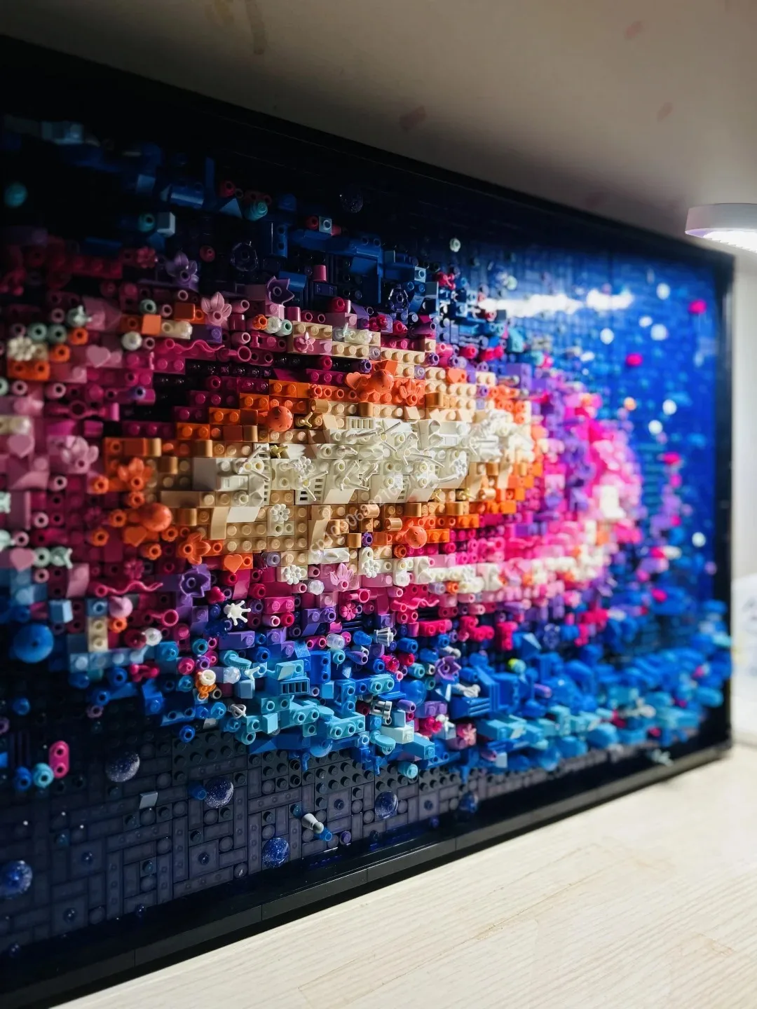 3091 шт. Moc 31212 The Milky Way Galaxy 3D Art Наборы строительных блоков Diy Креативные украшения