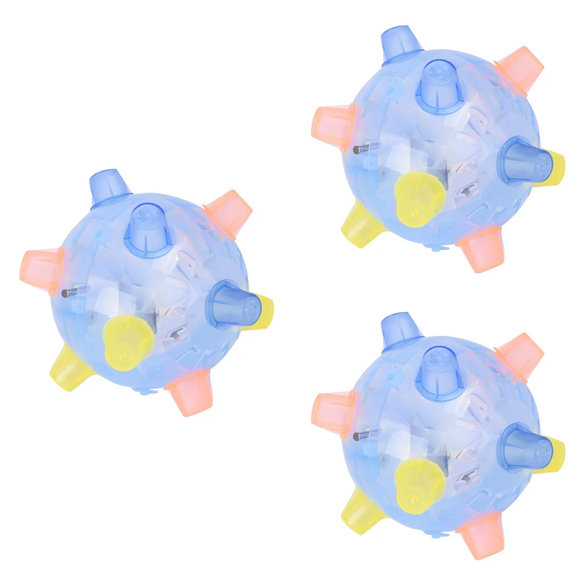 

3pcs Jumping Dancing Flashing Bouncing for Kids (Random Color,)