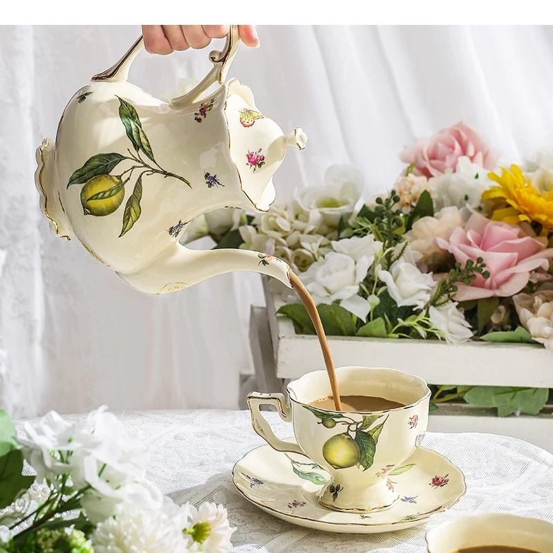Винтажная кофейная кружка в европейском стиле набор для послеобеденного чая