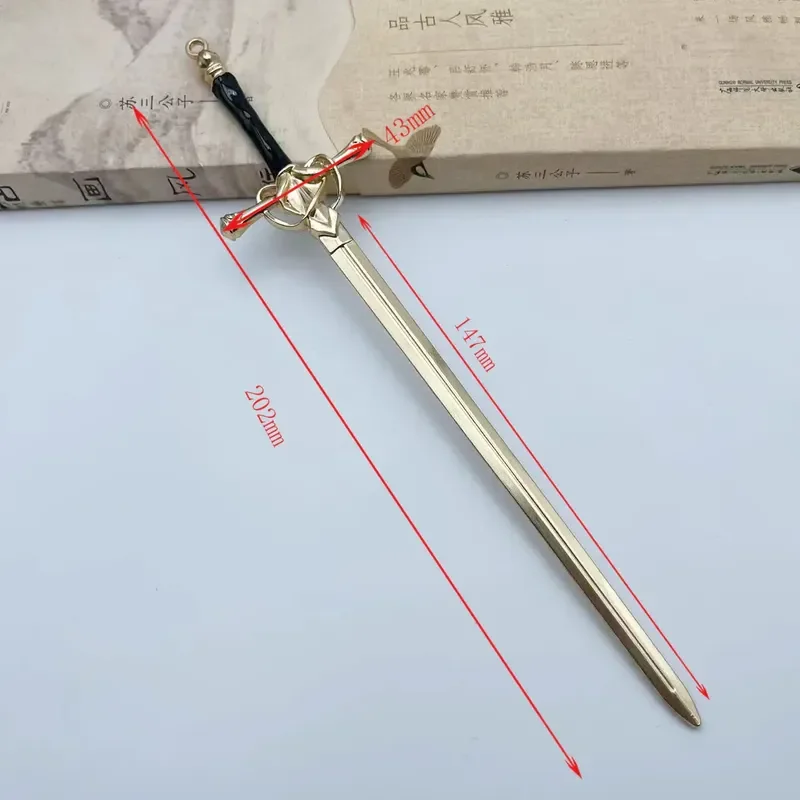 New Punk Metal Sword Hairpin Chinese Simple Hair Sticks for Women DIY Hairstyle Design Tools Accessories Dropshipping images - 6