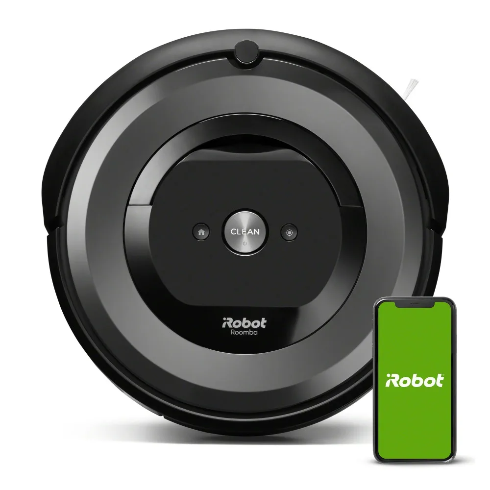 

IRobot Roomba E6 (6134) Wi-Fi Connected Robot Vacuum - Wi-Fi Connected, Works with Google, Ideal for Pet Hair, Carpets, Hard