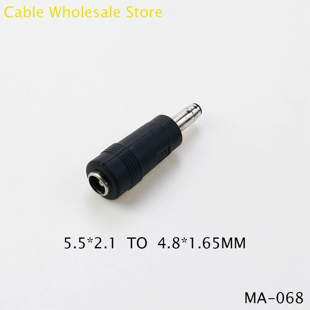 

1-Piece DC 5.5x2.1MM Jack To 4.8x1.65MM With Pin Male DC Power Plug Adapter Power Connector Laptop 5.5 * 2.1 TO 4.8 * 1.65