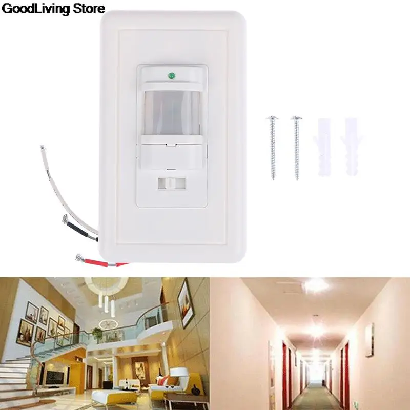 

Инфракрасный датчик движения с автоматическим включением/выключением, детектор заполнения PIR, датчик движения, настенный высветильник ель ...