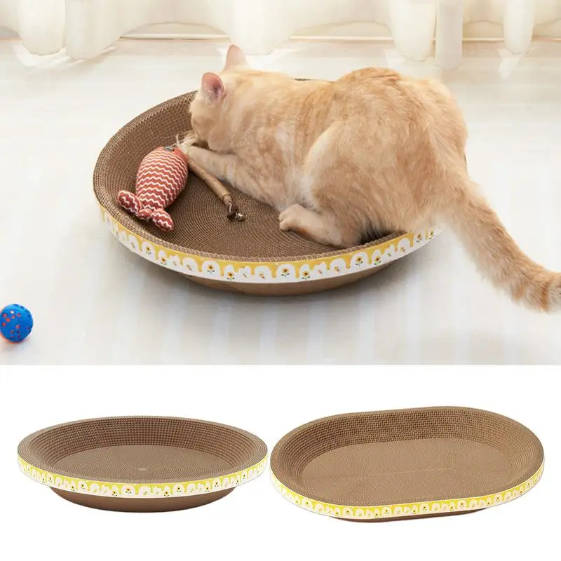 

Картонный коврик для кошек с защитой от царапин