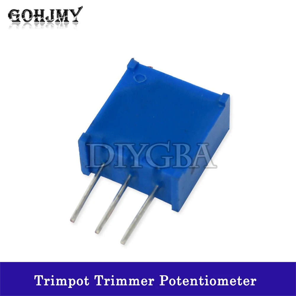 10 шт. 3296 Вт 50 100 200 500 Ом 1K 2K 5K 10K 20K 50K 100K 200K 500K 1M 103 100R 200R триммер-потенциометр GOHJMY