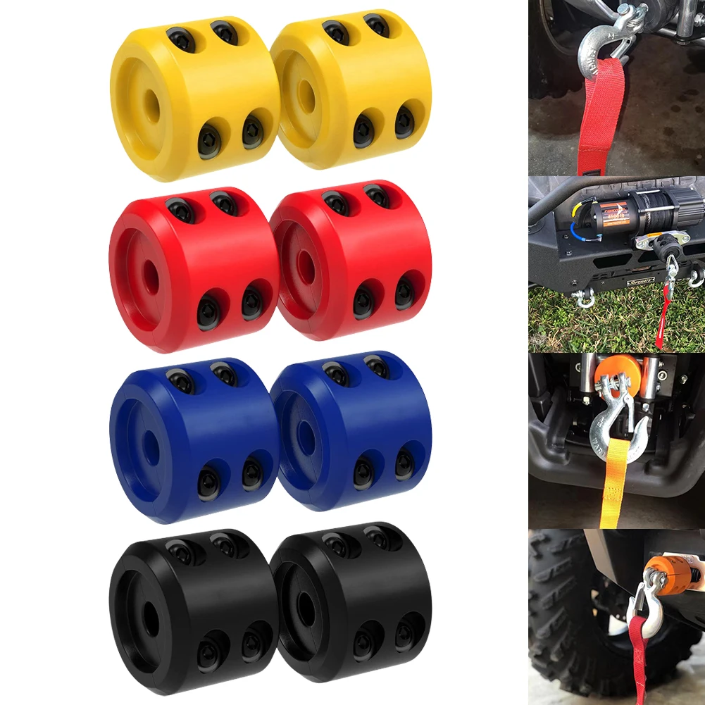 

Car Winch Guard Cable Hook Stopper Rubber Durable Universal For Offroad ATV UTV Winch Stop Rope Line Cable Saver Car Accessories