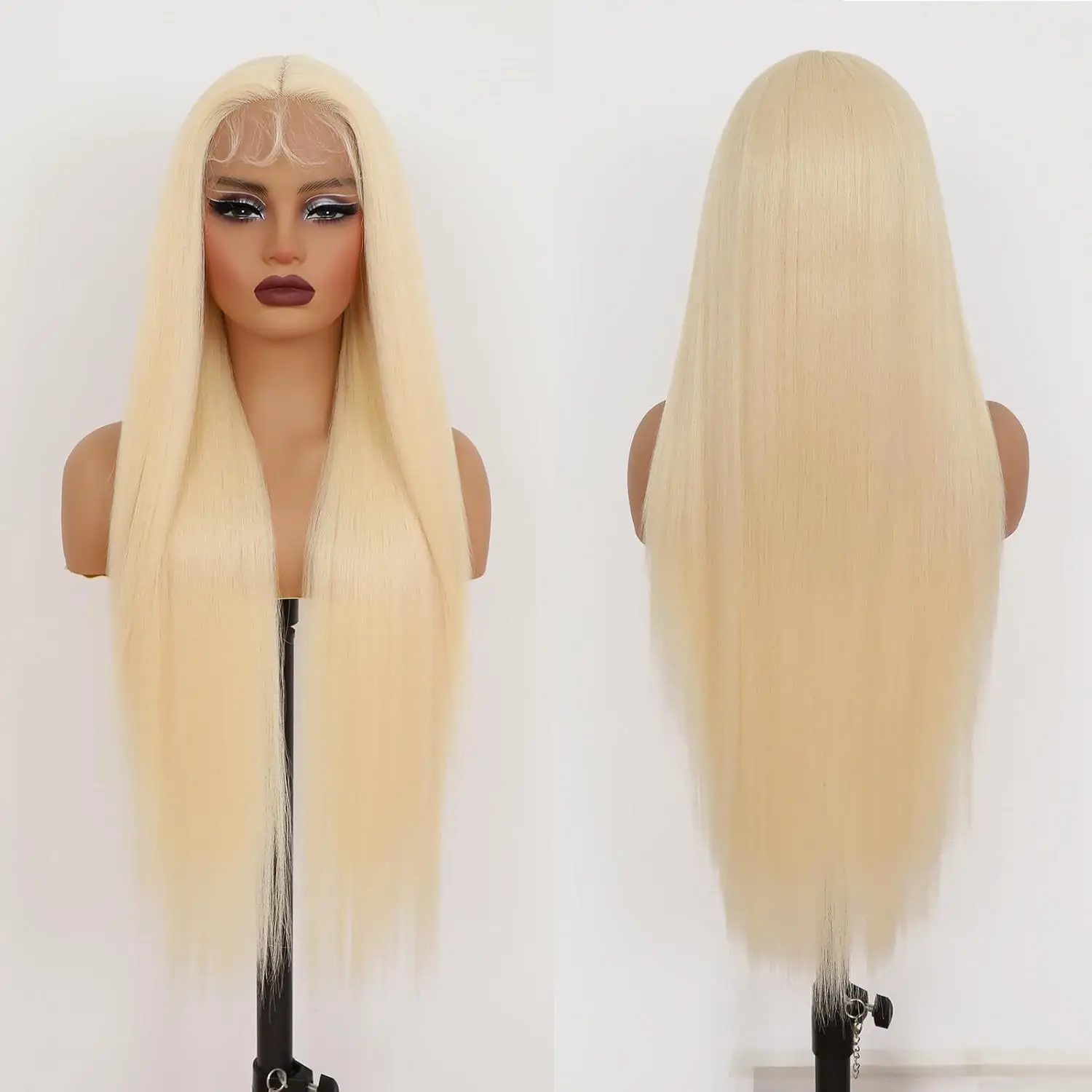 Синтетический кружевной парик 30 дюймов 613 blonde