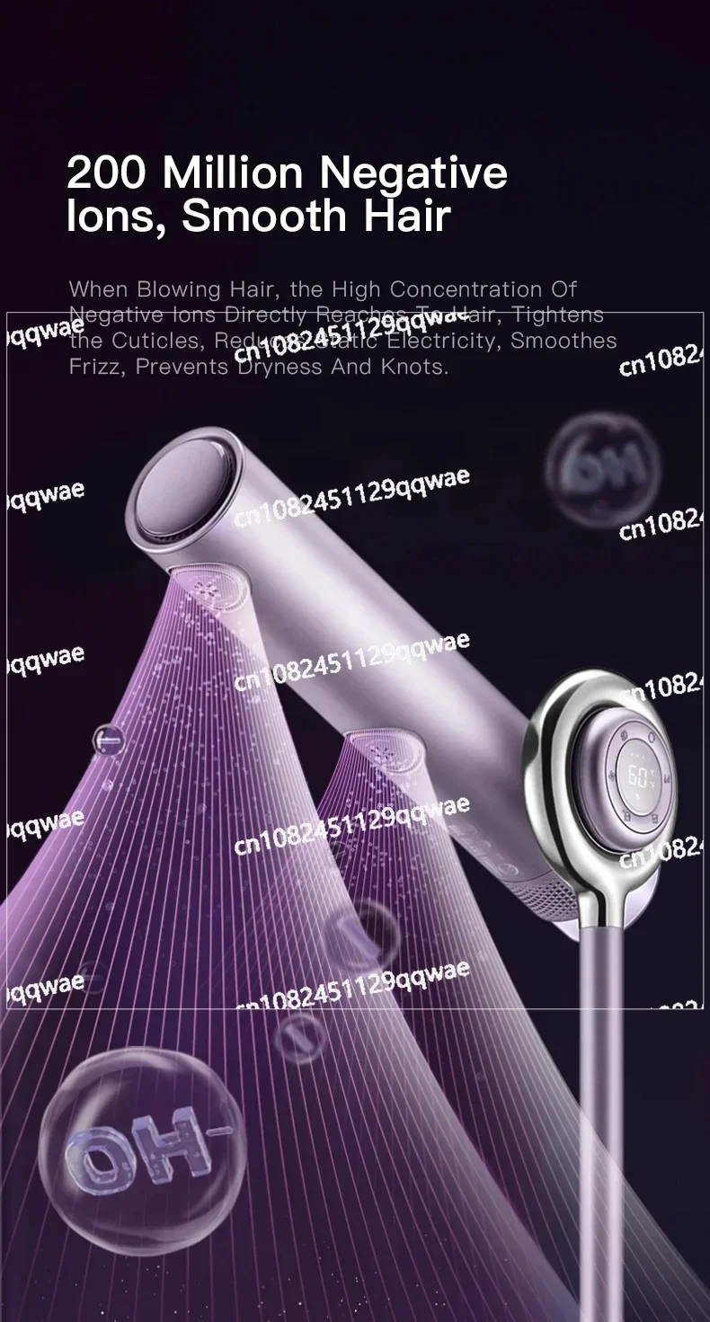 Профессиональный ионный фен для ухода за волосами мощный горячий и холодный