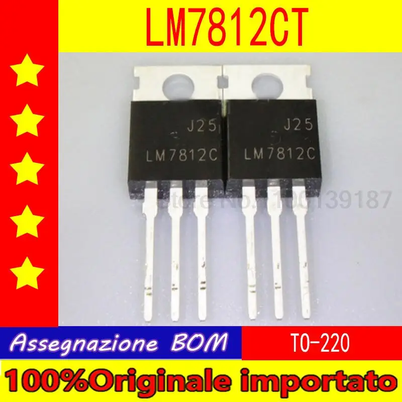 Линейный регулятор LM7812CT LM7812 TO-220 12 В