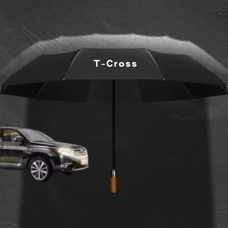 

Автомобильный Стайлинг, автомобильный портативный складной зонт, солнцезащитный козырек, полностью автоматический для Volkswagen Vw T-CROSS TCROSS, ав...