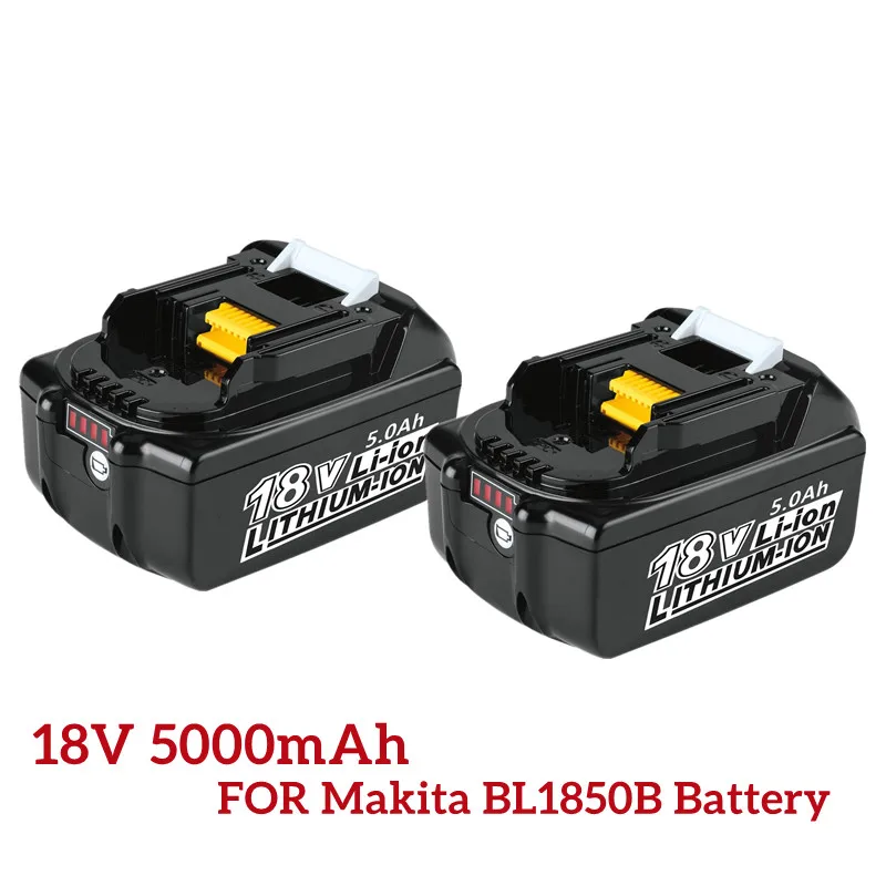 

[NEW UPGRADER] 18V 5.0Ah BL1850B Battery Replacement for Makita Battery BL1830 BL1850 BL1840 18V Cordless Power Tools Batteries