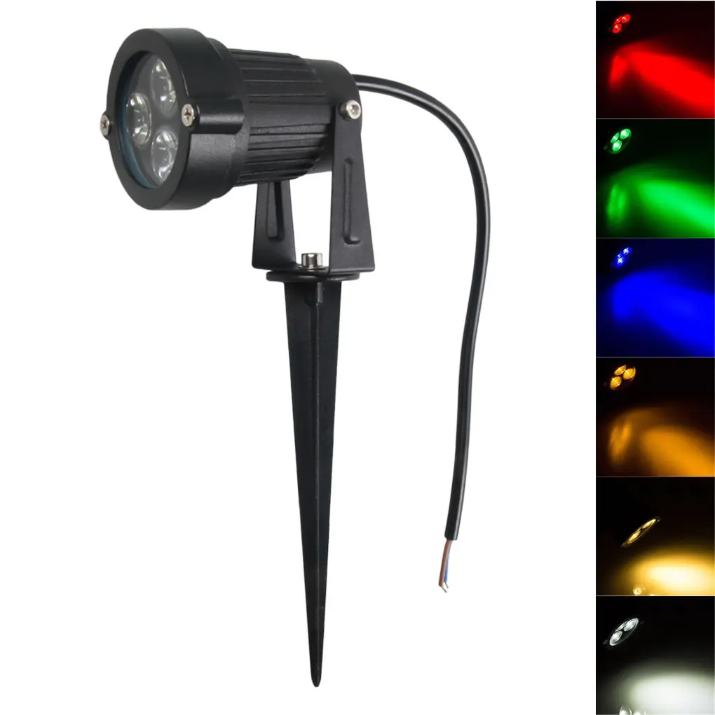

Mini 5V-36VDC 3W LED Lawn Luces Lamp Outdoor Garden Yard Piscina Bright Lighting Spotlight Holiday Decorative Landscape Lights