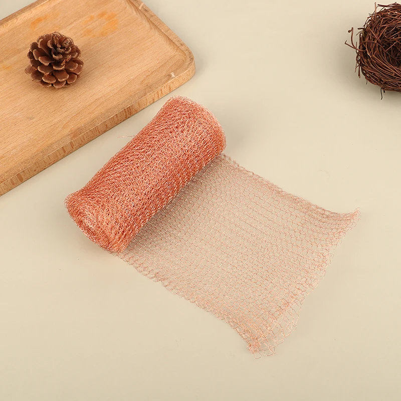 

1Pc 4 Wires Pure Copper Mesh Woven Filter Sanitary Food Grade For Distillation Apparatus Home Brew Beer Metal Wire Net Roll